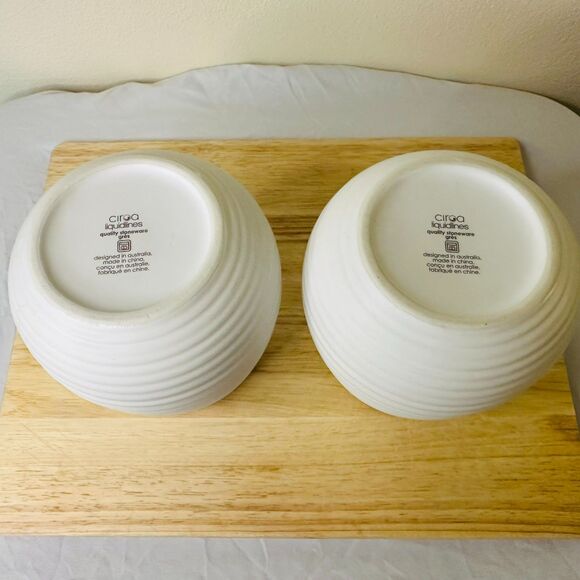 Circo Liquid Lines Tea & Sugar Canisters Bamboo Lids - Picture 6 of 7